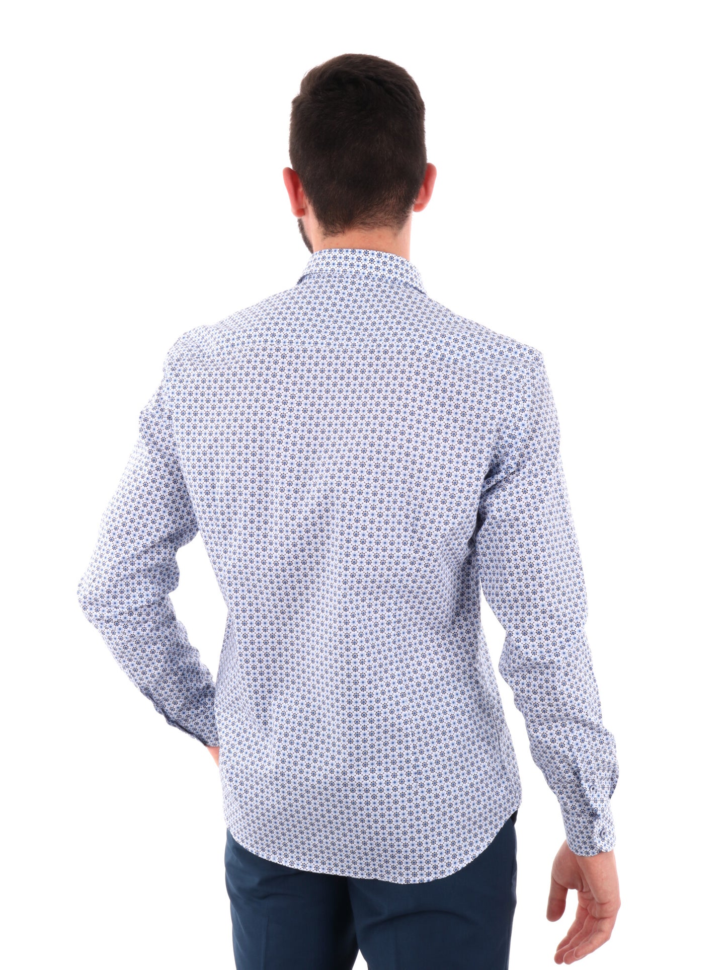 F.B. CAMICIA FANTASI - BLU