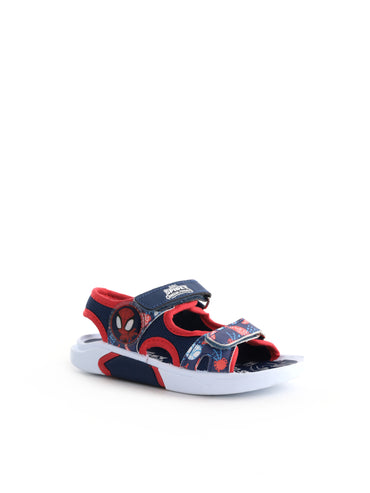 Sandali infradito Spiderman in blu per bambini unisex