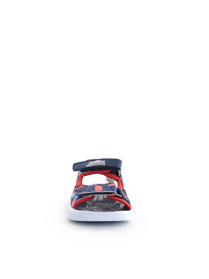 Sandali infradito Spiderman in blu per bambini unisex