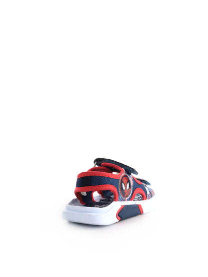Sandali infradito Spiderman in blu per bambini unisex