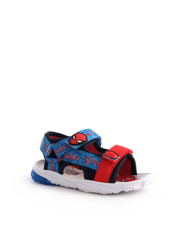 Infradito bambino unisex blu Spider-Man comode e divertenti