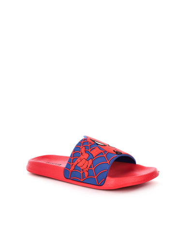 Ciabatte Spider-Man rosse per bambino unisex