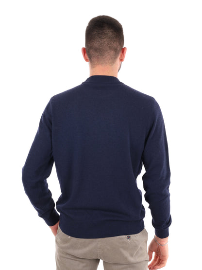 MAGLIA REFLEX GIROCOLLO FB DA UOMO BLU