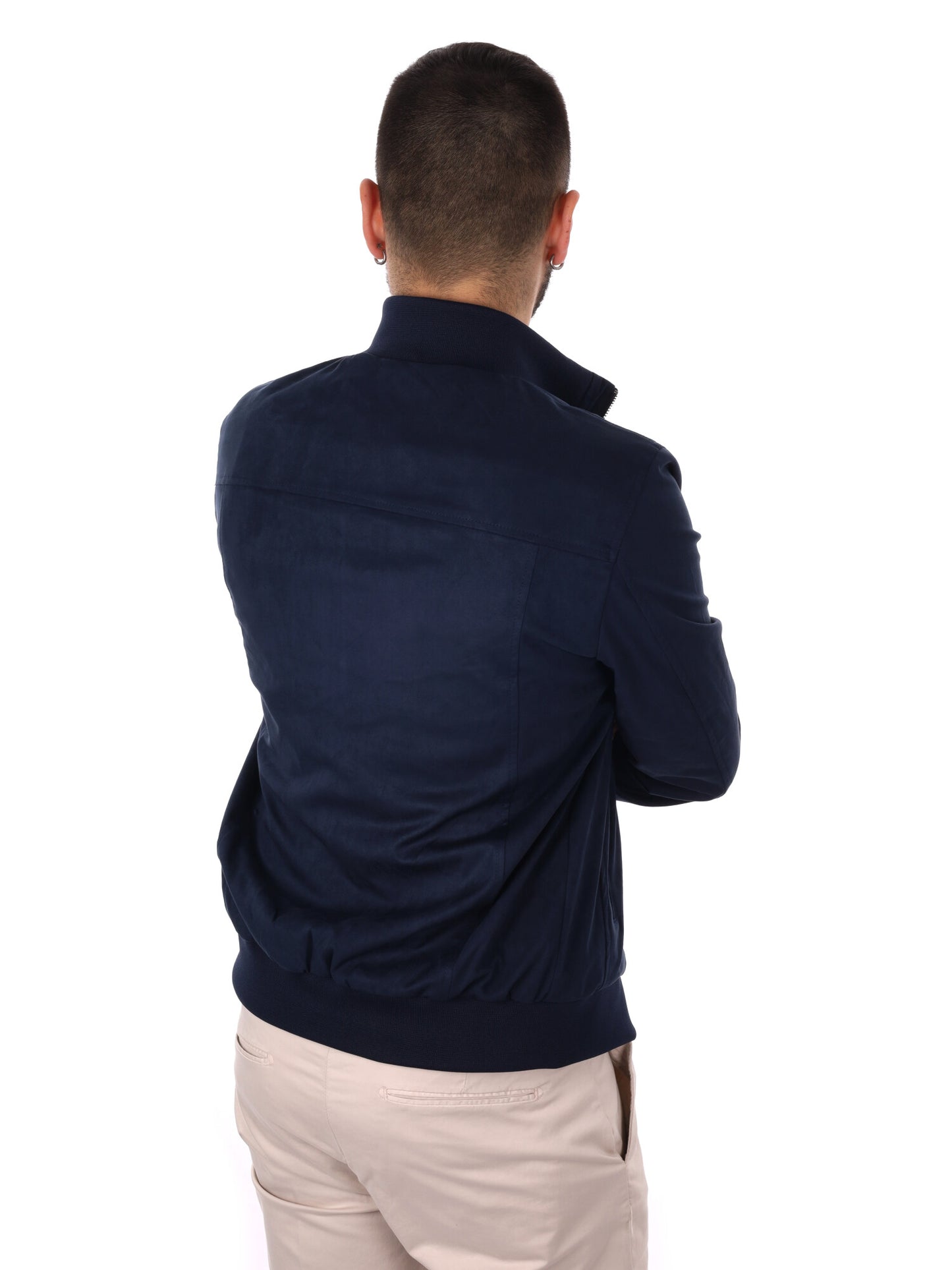 Giubbotto Renna blu uomo FB, versatile e casual per la primavera