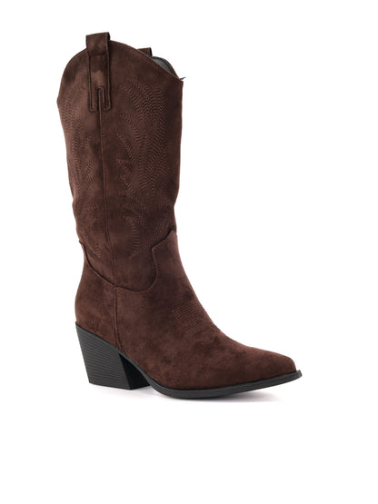 Clyo' RQ S51 Brown, stivale da donna marrone