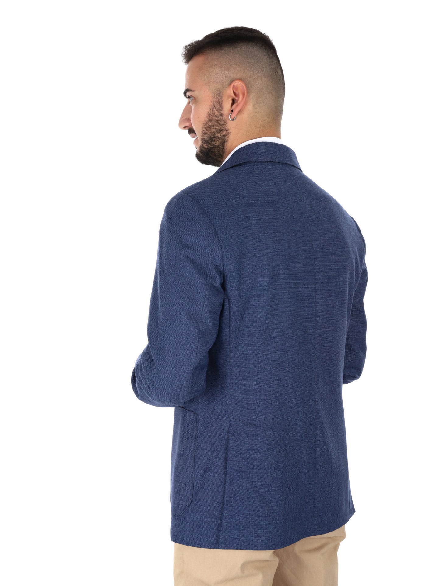 Giacca da uomo Fb Drop 4 blu, elegante e versatile