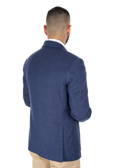 Giacca da uomo Fb Drop 4 blu, elegante e versatile