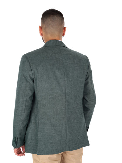 Giacca elegante da uomo FB verde per primavera estate 2026