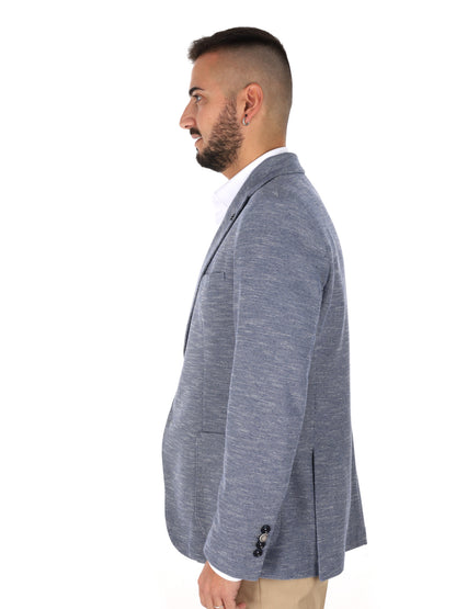 Giacca Drop 4 elegante in denim da uomo per la primavera-estate