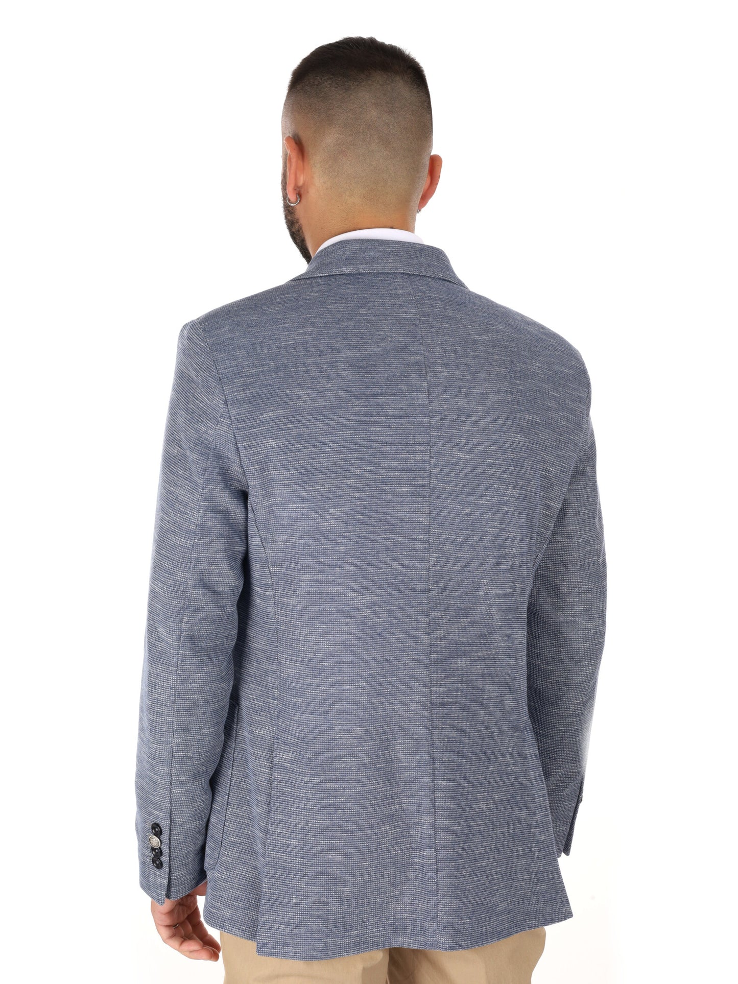 Giacca Drop 4 elegante in denim da uomo per la primavera-estate