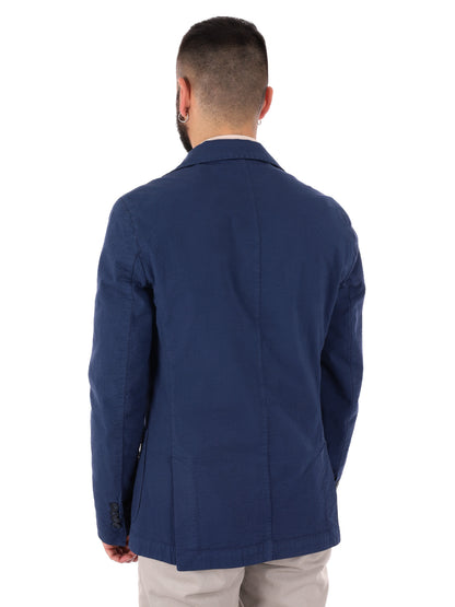 Giacca blu da uomo FB S1195 elegante per primavera-estate