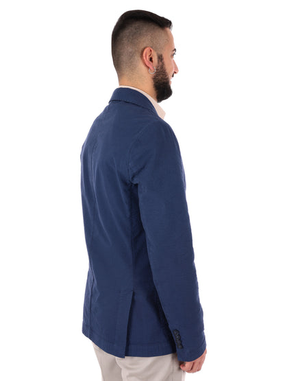 Giacca blu da uomo FB S1195 elegante per primavera-estate