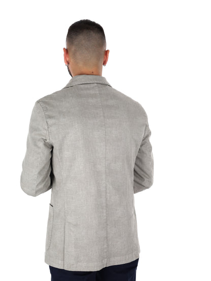 Giacche elegante FB modello S1199 in beige spago da uomo