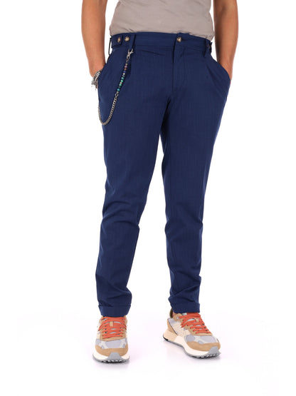 FB pantaloni da uomo blu della collezione Primavera-Estate 26