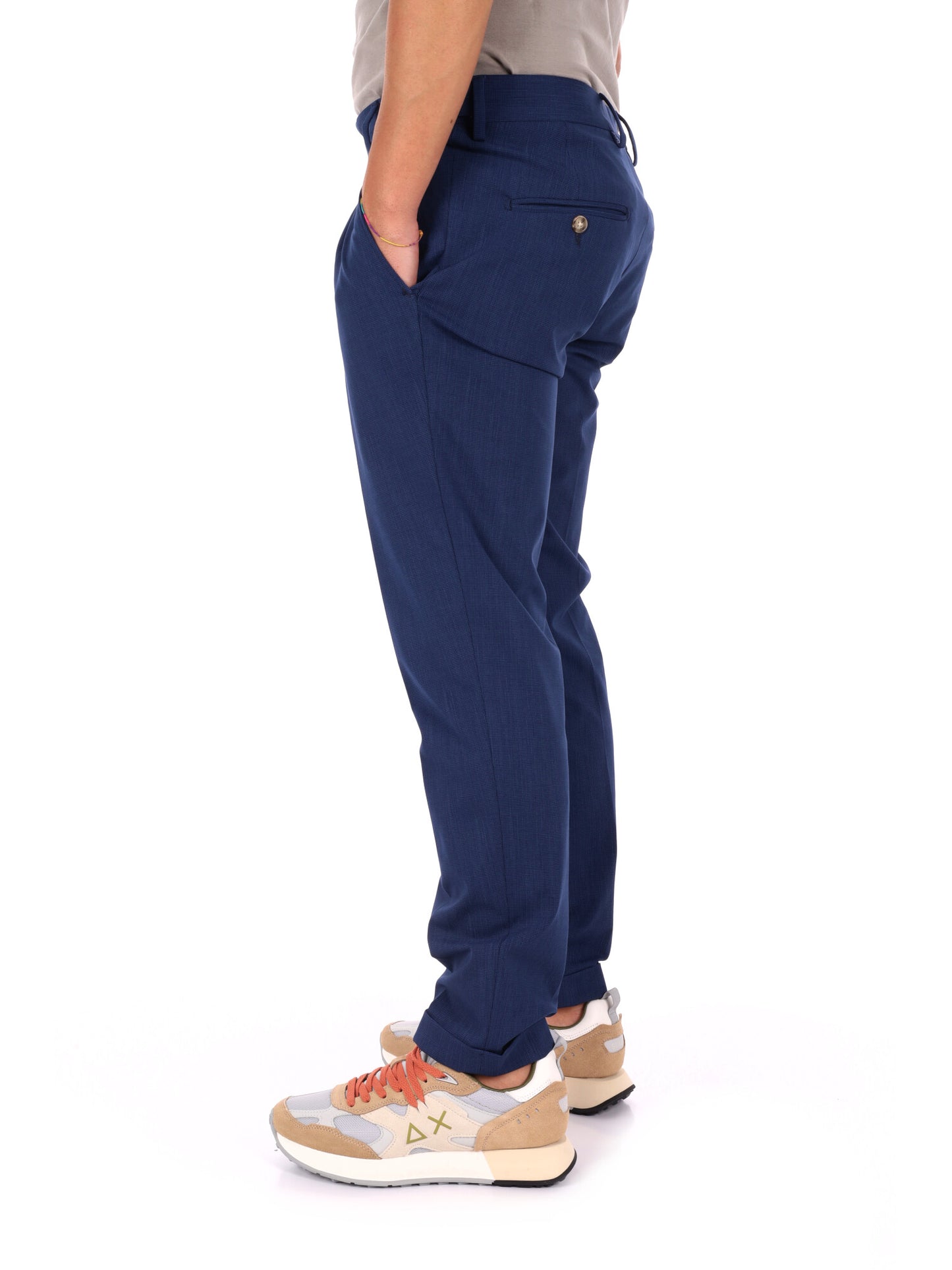 FB pantaloni da uomo blu della collezione Primavera-Estate 26