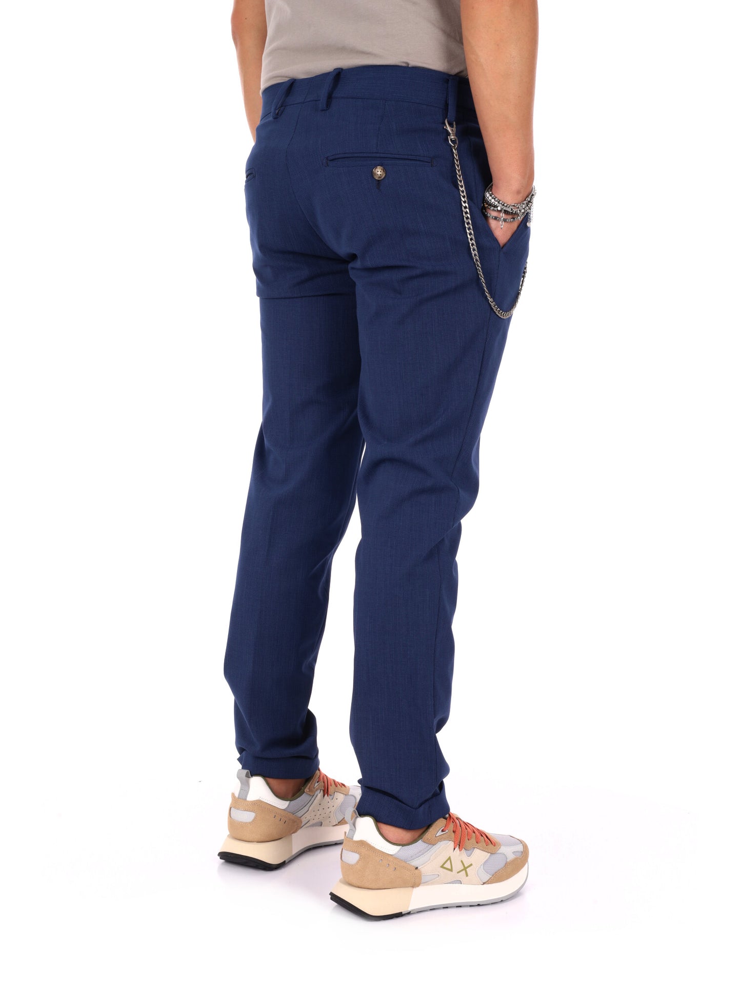 FB pantaloni da uomo blu della collezione Primavera-Estate 26