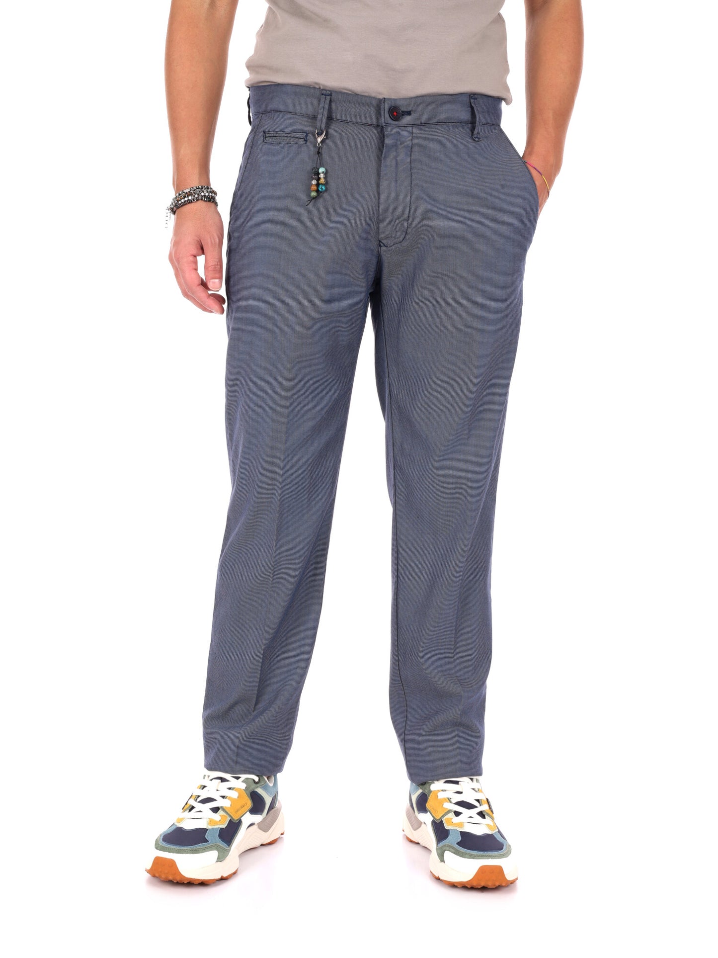 Pantaloni casual FB S1290 da uomo in blu per uso civile