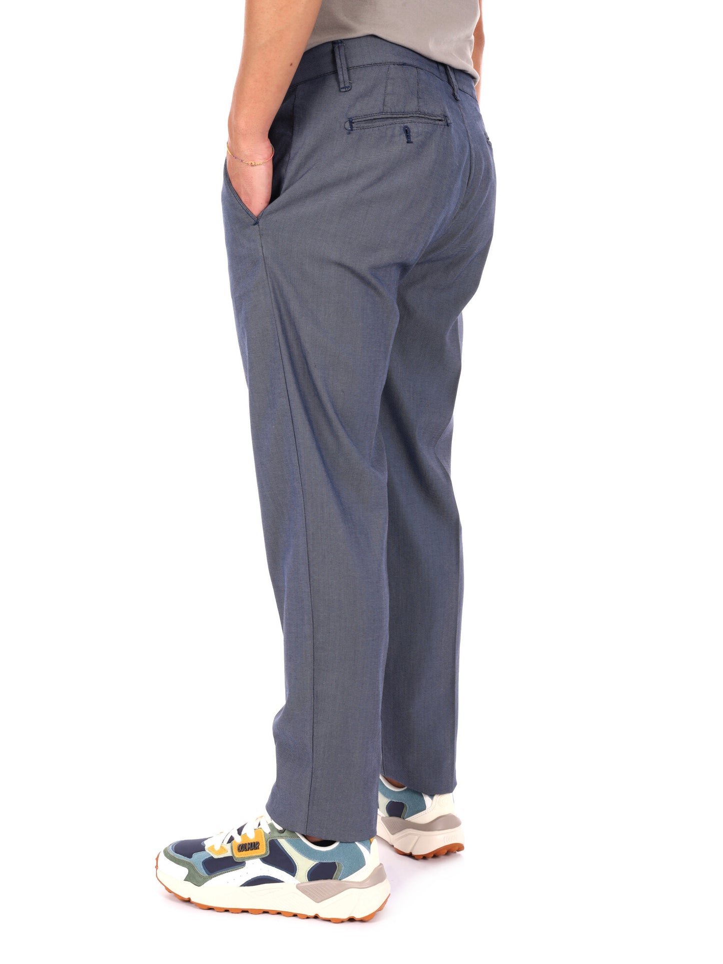 Pantaloni casual FB S1290 da uomo in blu per uso civile