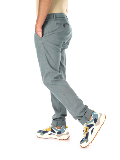F.b. pantalone fanta da uomo verde gucci