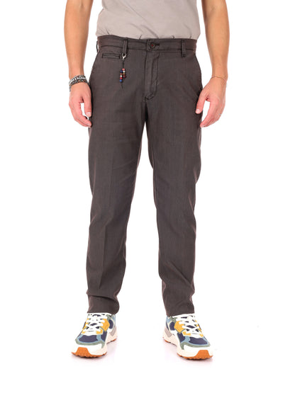 Pantaloni casual da uomo FB modello S1290 color marrone