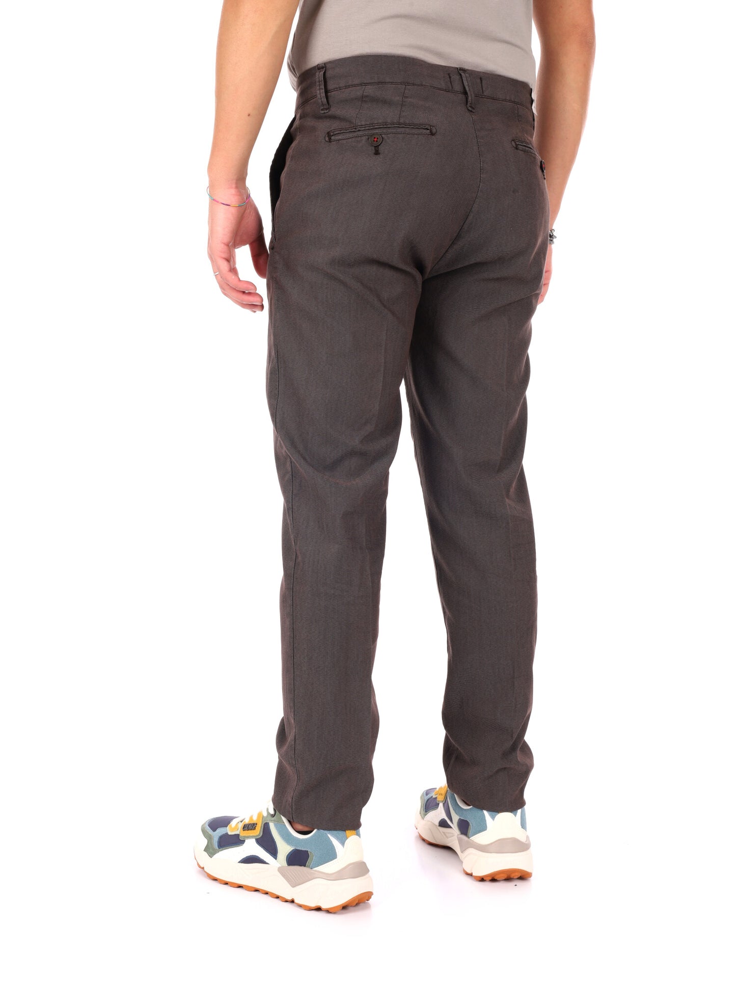 Pantaloni casual da uomo FB modello S1290 color marrone