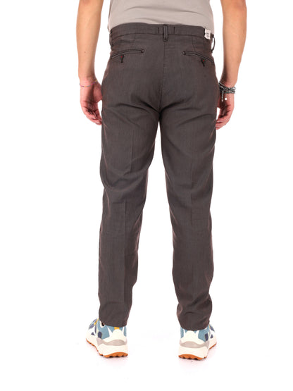 Pantaloni casual da uomo FB modello S1290 color marrone