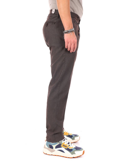Pantaloni casual da uomo FB modello S1290 color marrone