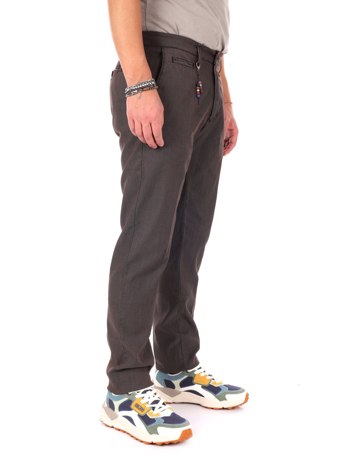 Pantaloni casual da uomo FB modello S1290 color marrone