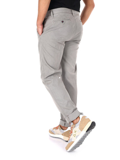 Pantaloni casual beige Fb S1290 Spago da uomo per uso quotidiano