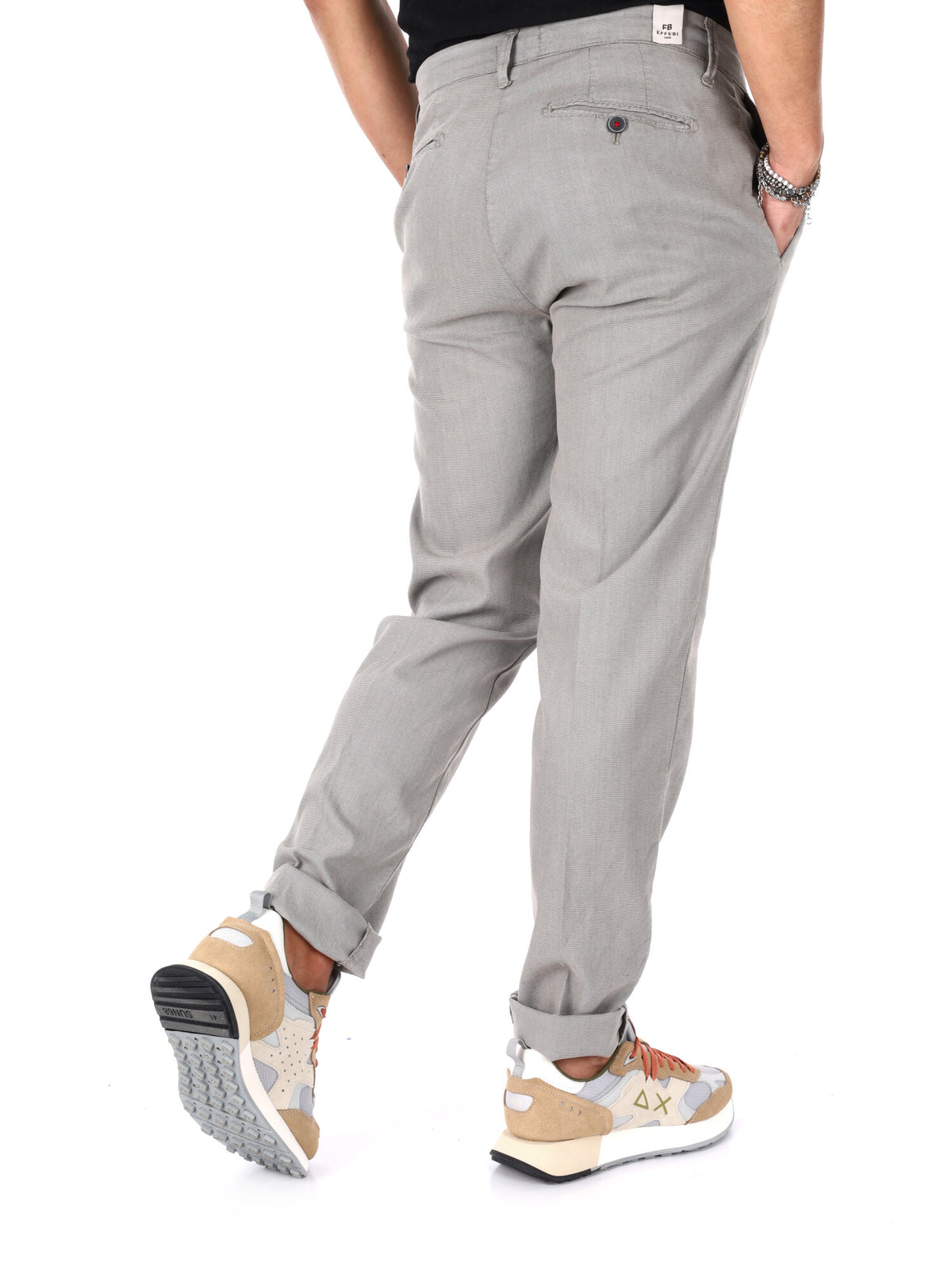 F.b. pantalone fanta da uomo spago