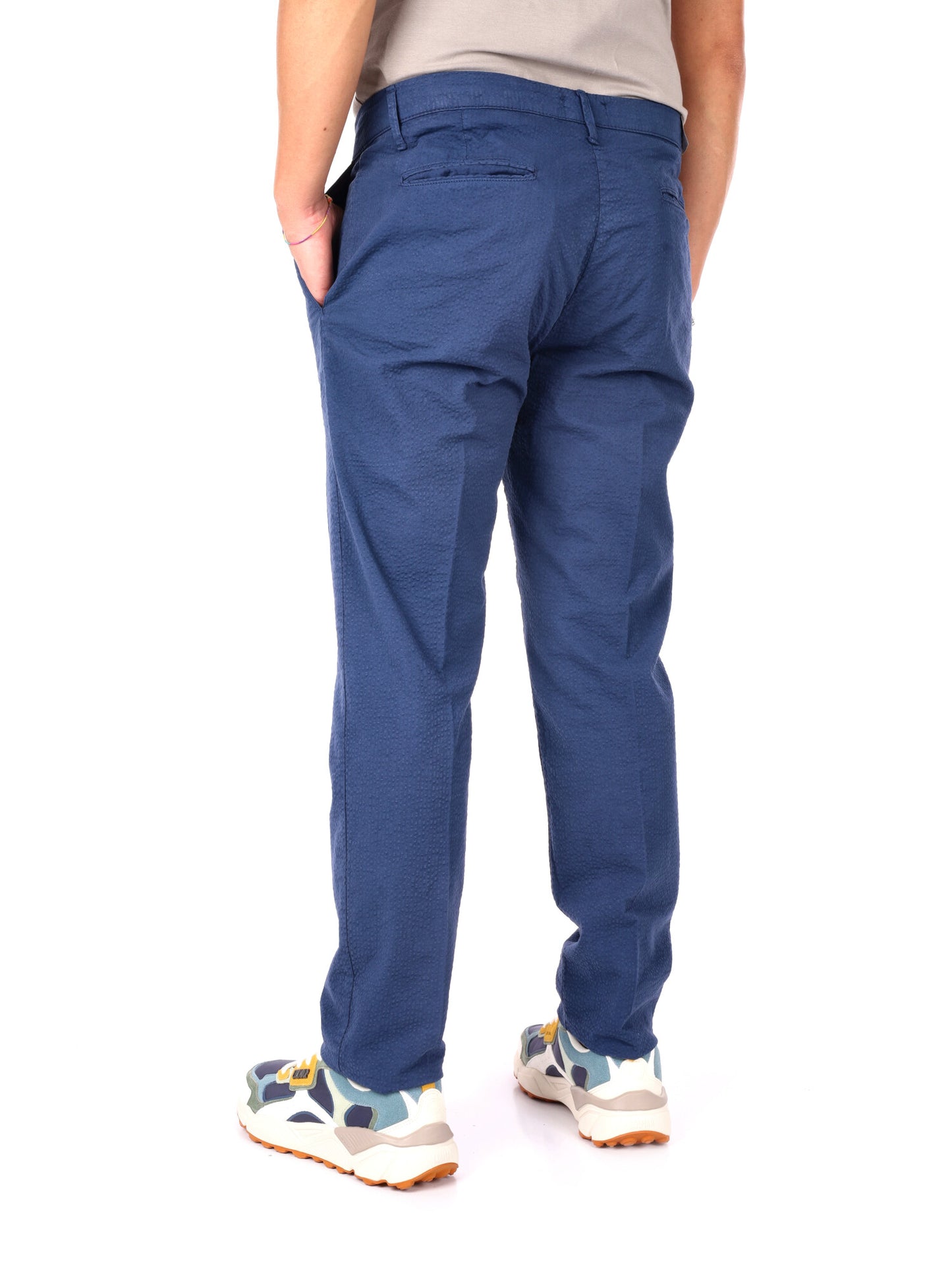 Pantaloni FB S1295 uomo in blu per un look casual primaverile