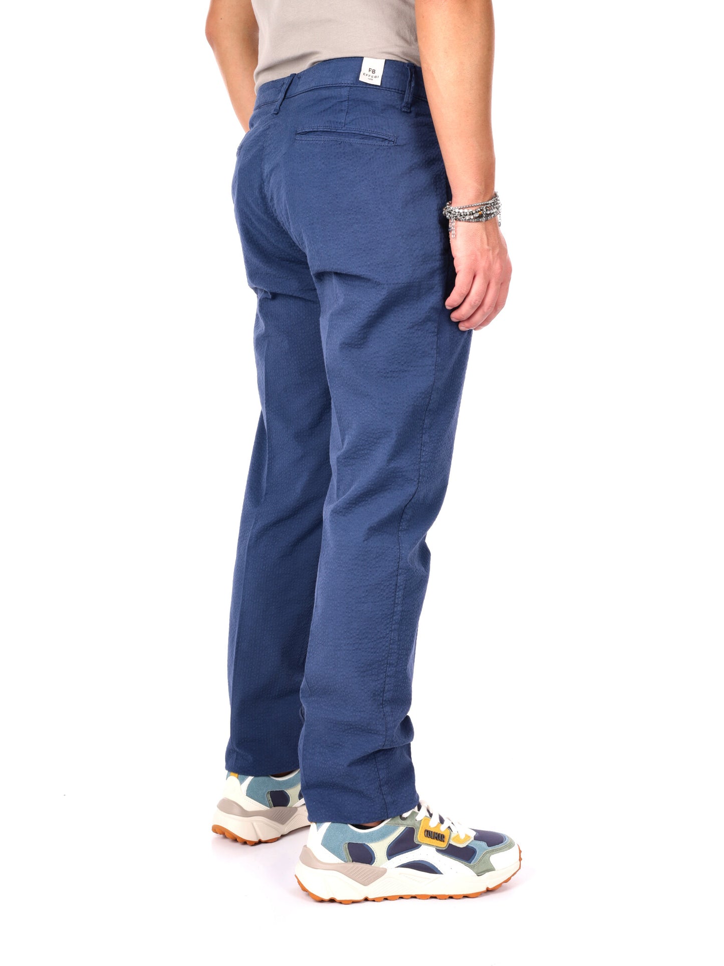 Pantaloni FB S1295 uomo in blu per un look casual primaverile