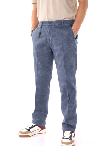 Pantaloni da uomo FB modello S1299 neri per la primavera-estate