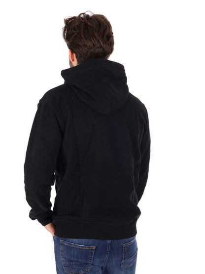 FELPA CON CAPPUCCIO ESSENTIAL SUPERDRY DA UOMO NERO