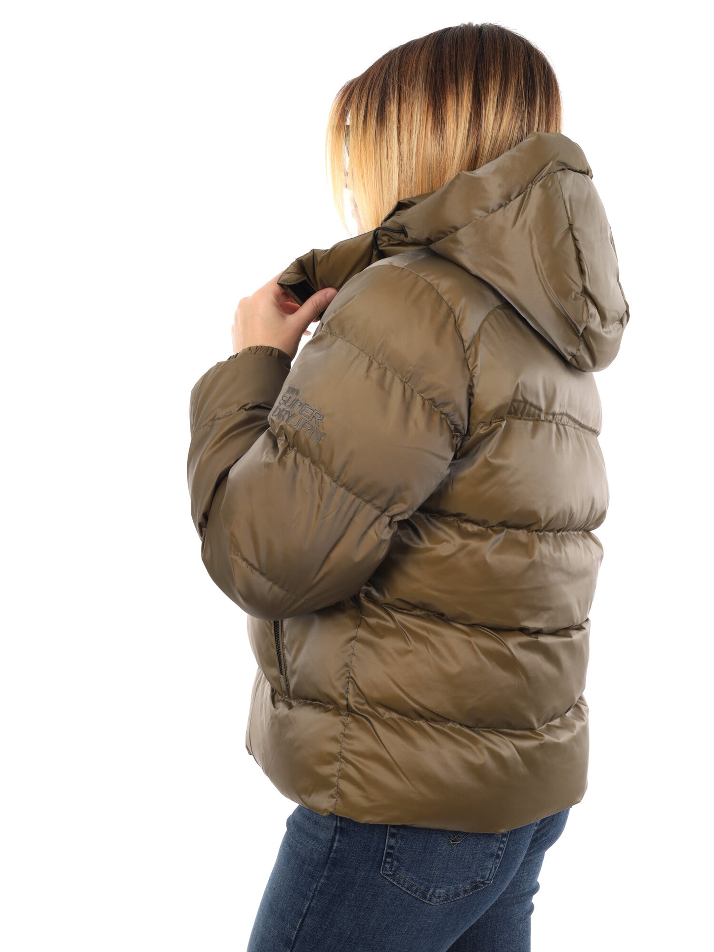 GIUBBINO BOMBER SPORT SUPERDRY DA DONNA VERDE