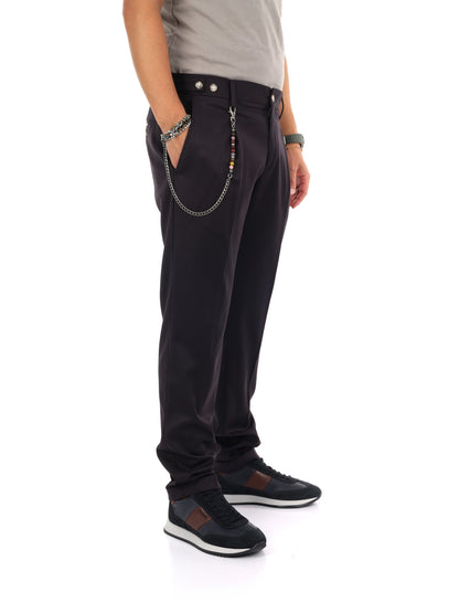Fb Senator 59, pantalone elegante da uomo marrone