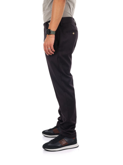 Fb Senator 59, pantalone elegante da uomo marrone