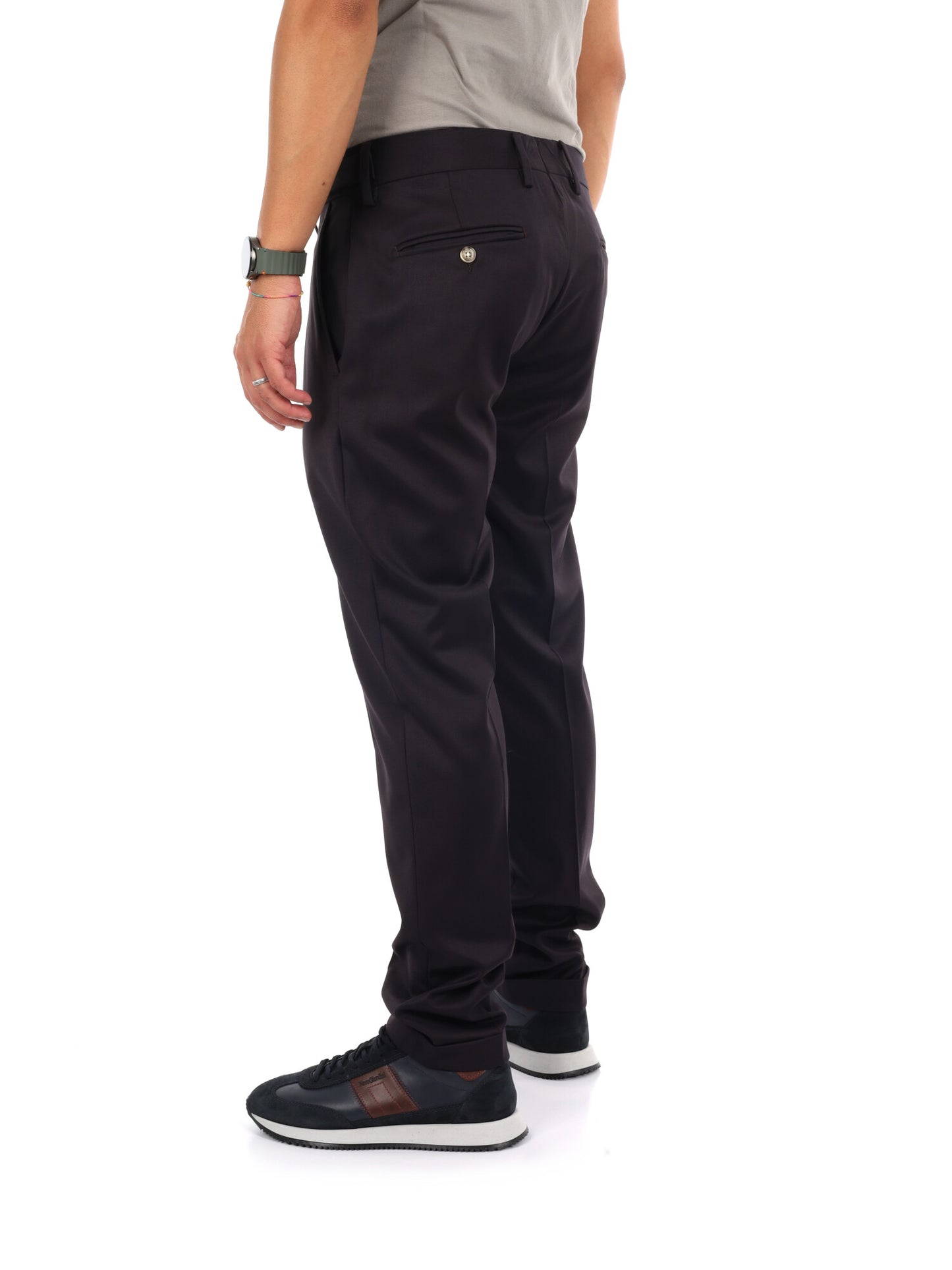 Fb Senator 59, pantalone elegante da uomo marrone