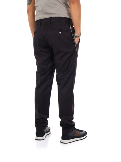 Fb Senator 59, pantalone elegante da uomo marrone