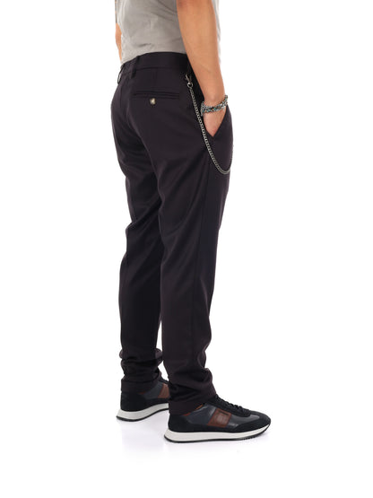 Fb Senator 59, pantalone elegante da uomo marrone