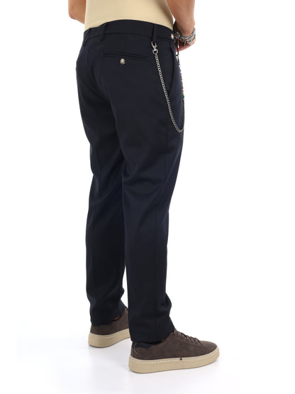 Fb Senator 89, pantalone da uomo blu