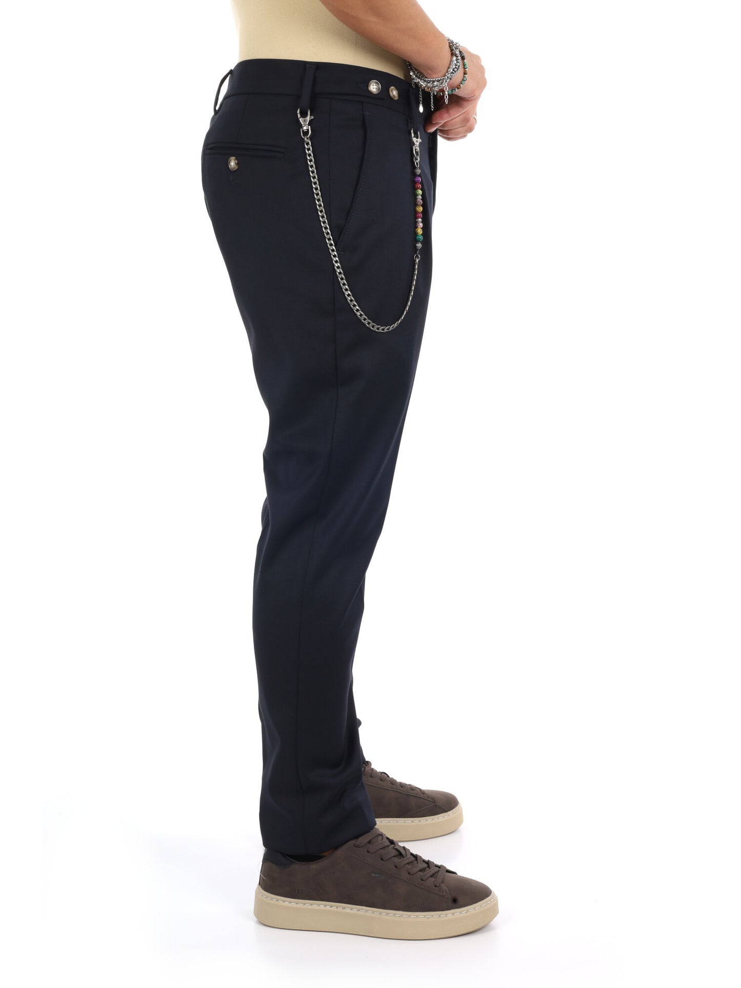 Fb Senator 89, pantalone da uomo blu