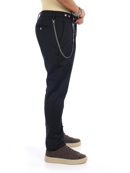 Fb Senator 89, pantalone da uomo blu