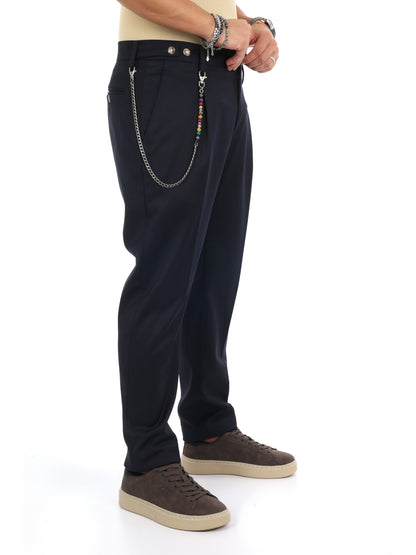 Fb Senator 89, pantalone da uomo blu
