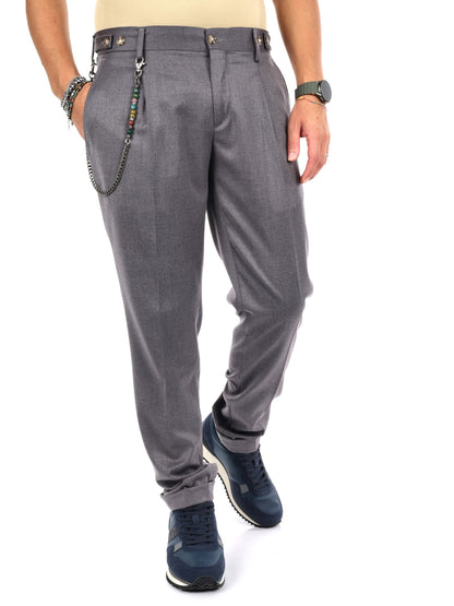 Fb Senator 90, pantalone da uomo grigio