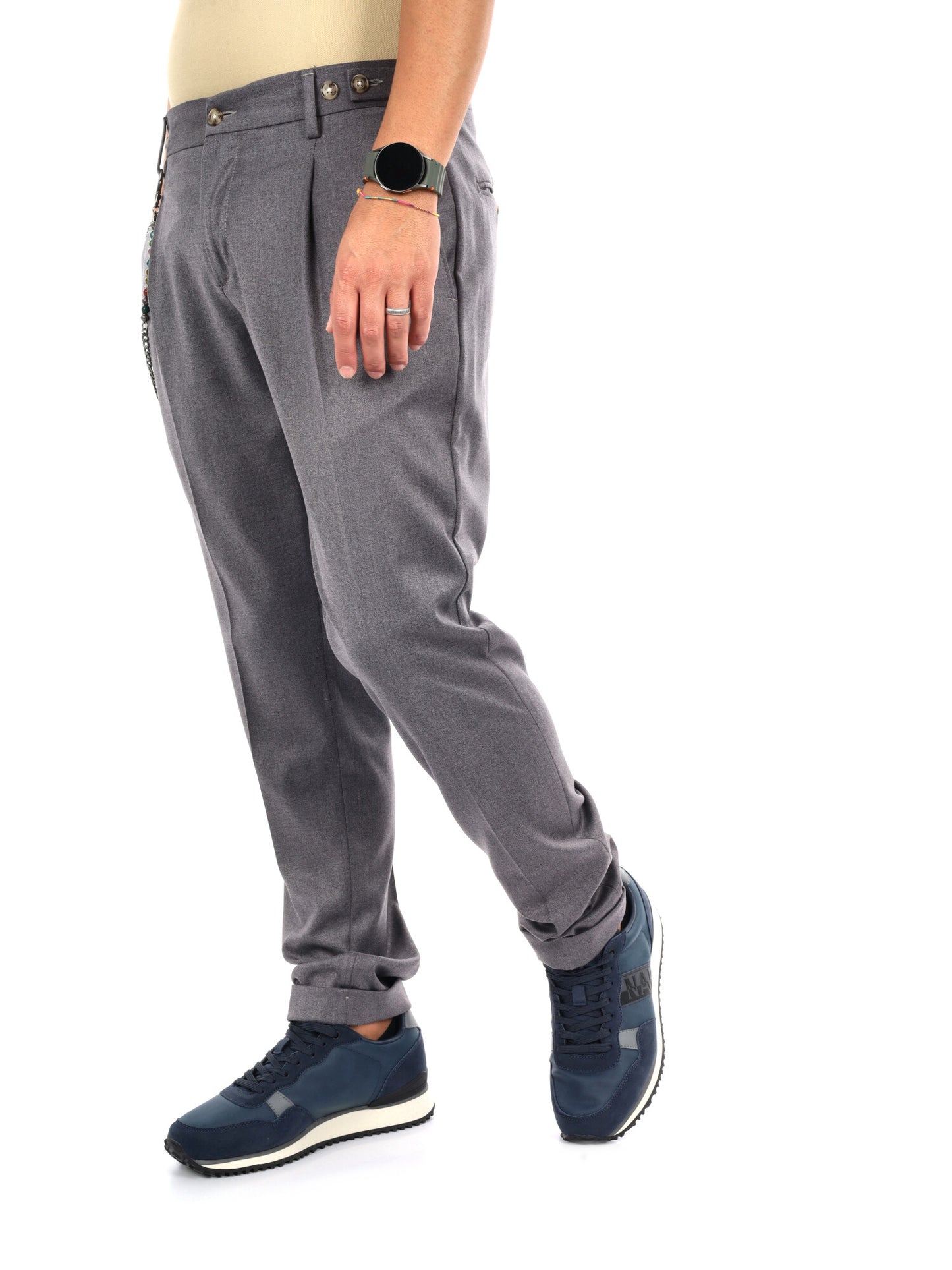 Fb Senator 90, pantalone da uomo grigio