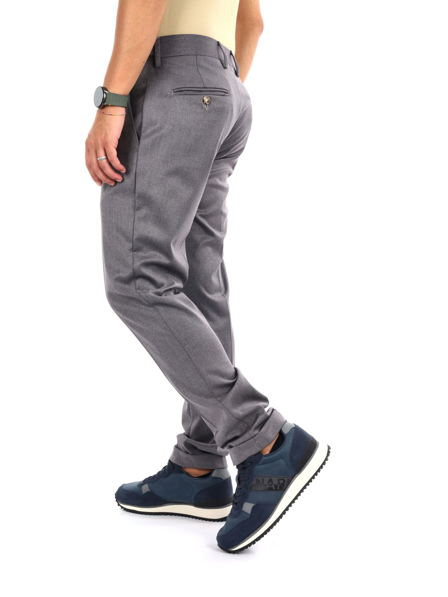 Fb Senator 90, pantalone da uomo grigio