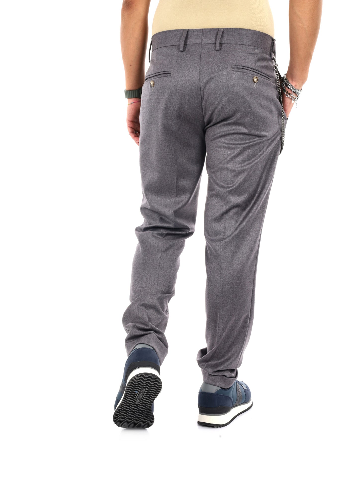 Fb Senator 90, pantalone da uomo grigio