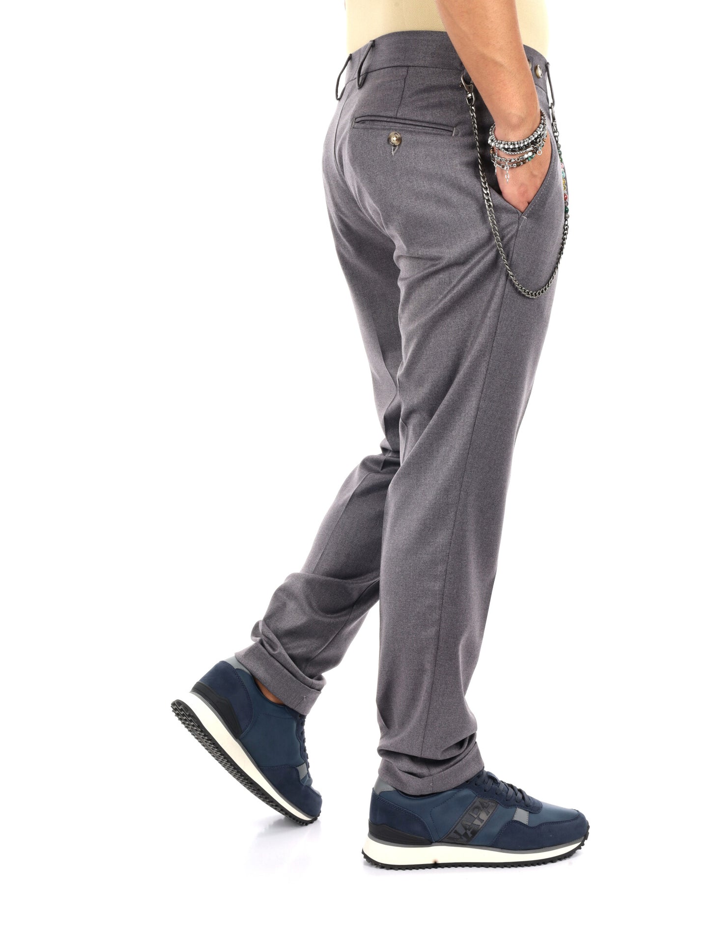 Fb Senator 90, pantalone da uomo grigio