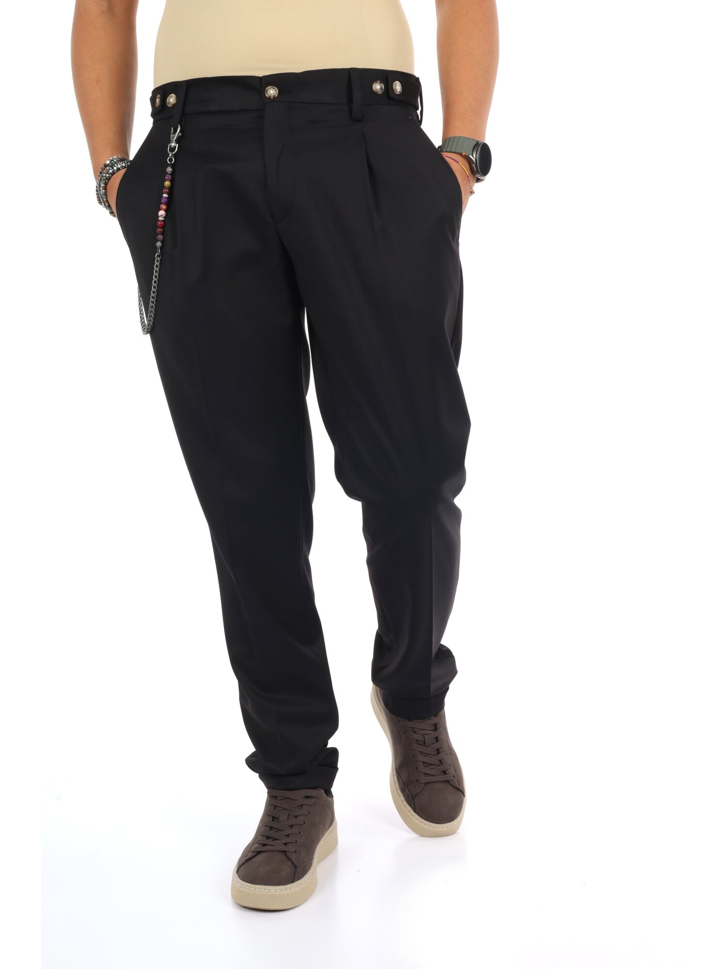 Fb Senator 99, pantalone da uomo nero